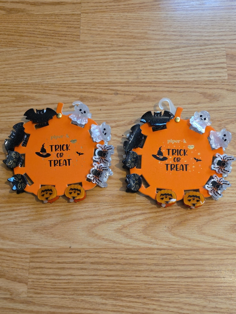 Piper-k Trick or Treat Halloween Hair Clip Set